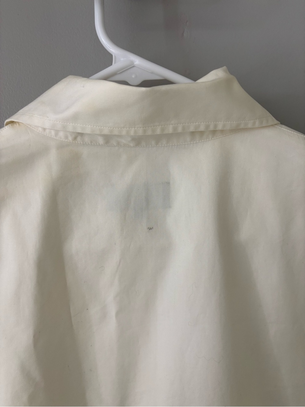 Gucci Ivory Button-Front Cotton Shirt - Picture 6 of 7